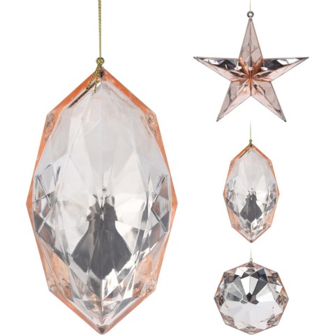 PENDENTE DIAMANTE PS ROSA 3ASS